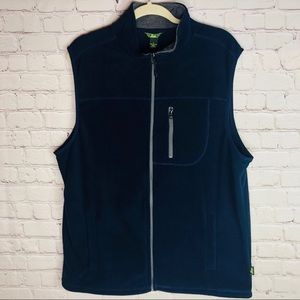 G.H. Bass & Co. | Men’s Blue Fleece Vest Sz. L NWT